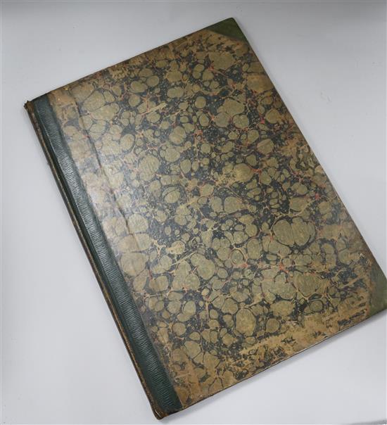 Mayer, Luigi - Views in the Ottoman Empire, folio, quarter calf, corners and spine scuffed,